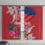 Personalised Haiti Coat Of Arms Window Curtain Repiblik d Ayiti Tropical Flower Red Polynesian Pattern LT03 With Hooks Red - Polynesian Pride
