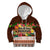 Pasifika Festival Auckland Kid Hoodie Polynesian Tribal with Pacific Pattern Brown Color LT03 Hoodie Brown - Polynesian Pride