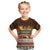 Pasifika Festival Auckland Kid T Shirt Polynesian Tribal with Pacific Pattern Brown Color LT03 Brown - Polynesian Pride