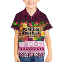 Pasifika Festival Auckland Hawaiian Shirt Polynesian Tribal with Pacific Pattern Pink Color LT03 - Polynesian Pride