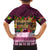 Pasifika Festival Auckland Kid Hawaiian Shirt Polynesian Tribal with Pacific Pattern Pink Color LT03 - Polynesian Pride