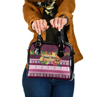 Pasifika Festival Auckland Shoulder Handbag Polynesian Tribal with Pacific Pattern Pink Color LT03 One Size Pink - Polynesian Pride