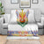Haiti Flag Traditional Dashiki Blanket White Color - Polynesian Pride
