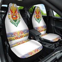Haiti Flag Traditional Dashiki Car Seat Cover White Color LT03 One Size White - Polynesian Pride
