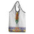 Haiti Flag Traditional Dashiki Grocery Bag White Color - Polynesian Pride