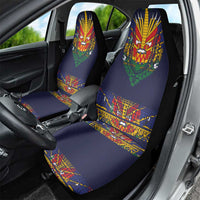 Haiti Flag Traditional Dashiki Car Seat Cover Black Color LT03 - Polynesian Pride