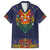 Haiti Flag Traditional Dashiki Hawaiian Shirt Black Color - Polynesian Pride