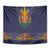 Haiti Flag Traditional Dashiki Tapestry Black Color - Polynesian Pride