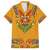Haiti Flag Traditional Dashiki Hawaiian Shirt Yellow Color - Polynesian Pride