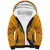 Haiti Flag Traditional Dashiki Sherpa Hoodie Yellow Color - Polynesian Pride