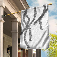 Hawaii Maile Lei Garden Flag Aloha The Grey Color