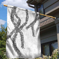 Hawaii Maile Lei Garden Flag Aloha The Grey Color