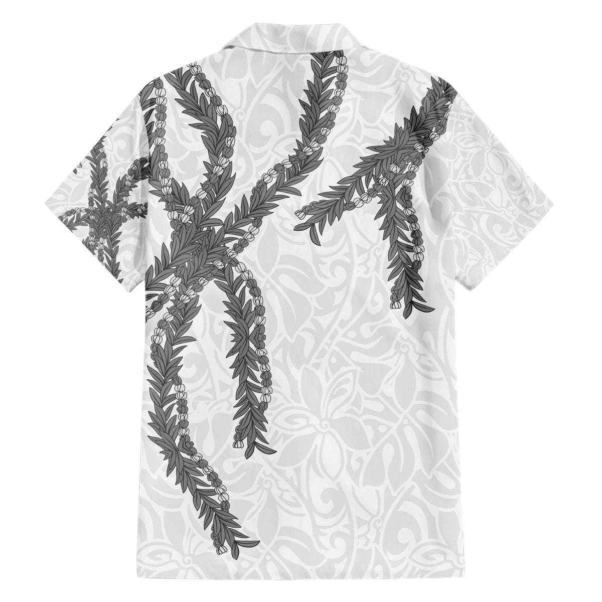 Hawaii Maile Lei Hawaiian Shirt Aloha The Grey Color