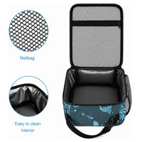 Hawaiian Manta Ray and Polynesian Tribal Tattoo Lunch Bag