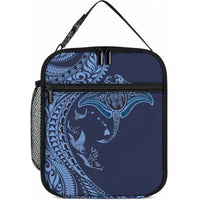 Hawaiian Manta Ray and Polynesian Tribal Tattoo Lunch Bag