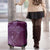 Hawaiian Manta Ray and Polynesian Tribal Tattoo Luggage Cover Pink Color LT03
