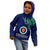 Papua New Guinea Bougainville Kid Hoodie PNG Birds Of Paradise Polynesian Arty Style LT03 - Polynesian Pride
