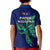 Papua New Guinea Bougainville Kid Polo Shirt PNG Birds Of Paradise Polynesian Arty Style LT03 - Polynesian Pride