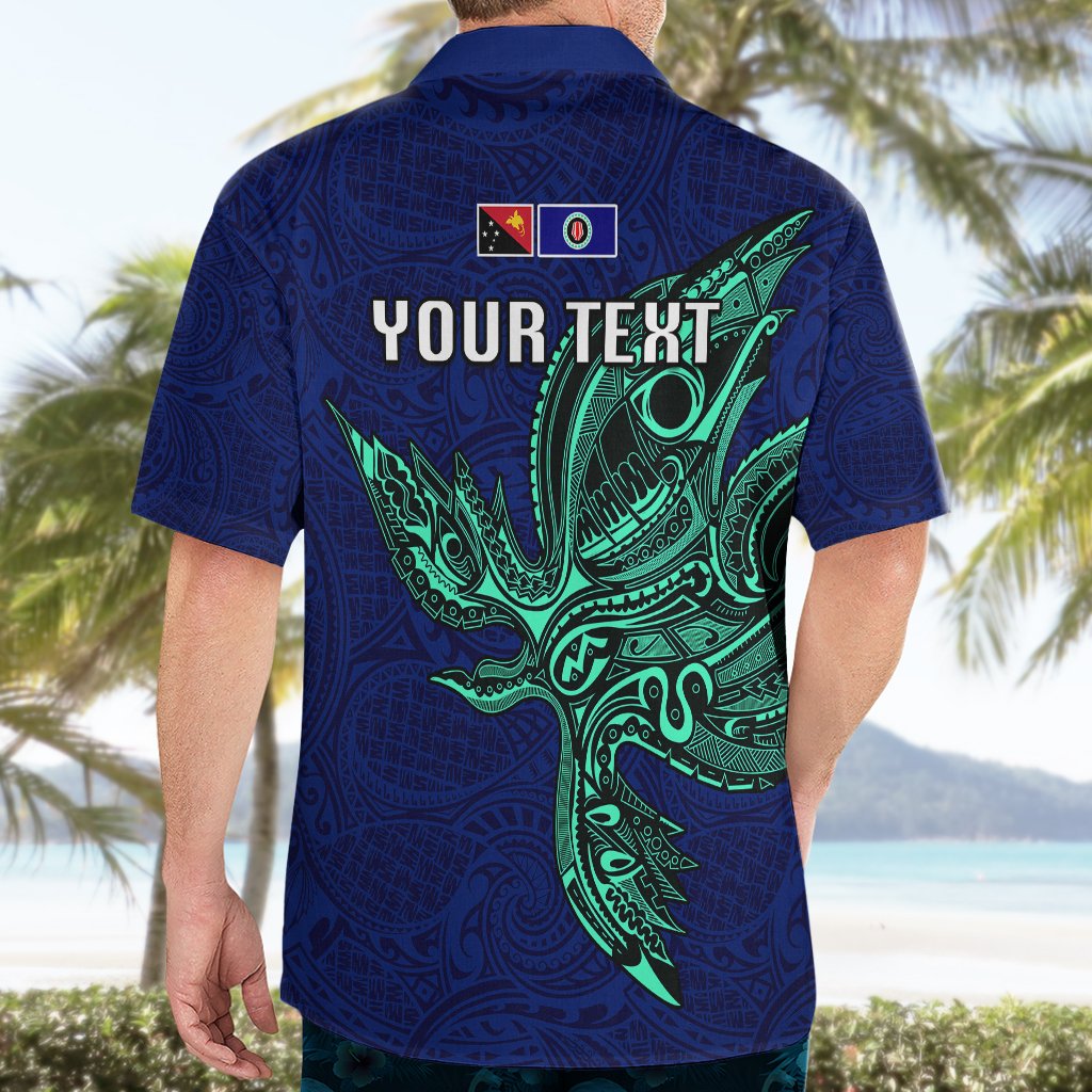 Custom Papua New Guinea Bougainville Hawaiian Shirt PNG Birds Of Paradise Polynesian Arty Style LT03 - Polynesian Pride