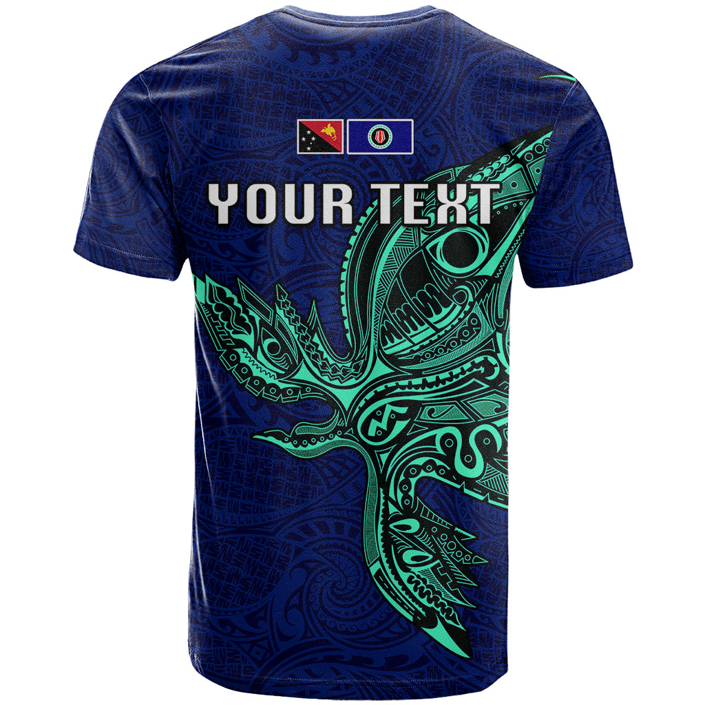 Custom Papua New Guinea Bougainville T Shirt PNG Birds Of Paradise Polynesian Arty Style LT03 - Polynesian Pride
