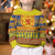 Scottish Christmas Kid Ugly Christmas Sweater Scotland Thistle and Celtic Knot Yellow-Red Color - Polynesian Pride