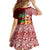 Hawaii Mele Kalikimaka Family Matching Off Shoulder Maxi Dress and Hawaiian Shirt Santa Claus and Hula Girl Tropical Folwer with Hawaiian Pattern LT03 - Polynesian Pride