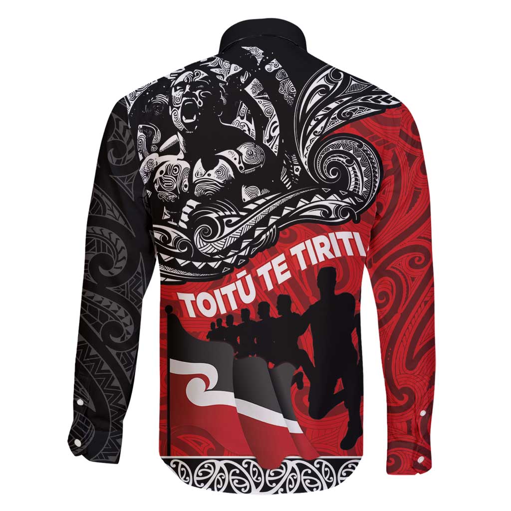 Aotearoa Toitu Te Tiriti Family Matching Mermaid Dress and Hawaiian Shirt Honoring Te Tiriti o Waitangi Maori Haka LT03 - Polynesian Pride
