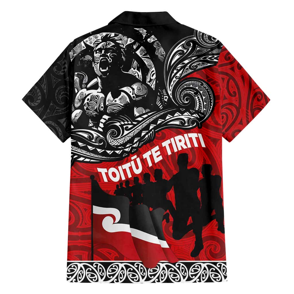 Aotearoa Toitu Te Tiriti Family Matching Summer Maxi Dress and Hawaiian Shirt Honoring Te Tiriti o Waitangi Maori Haka LT03 - Polynesian Pride