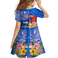 Personalised Samoa Coat Of Arms Family Matching Off Shoulder Short Dress and Hawaiian Shirt Hibiscus Polynesian Tattoo Pattern LT03 - Polynesian Pride