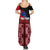 Samoa Flag Day Family Matching Summer Maxi Dress and Hawaiian Shirt Siapo Pattern and Ula Fala LT03 - Polynesian Pride