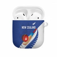 New Zealand Cricket AirPods Case Kiwi Birds Haka Dance Blue Fern Sporty Style LT03 Blue - Polynesian Pride