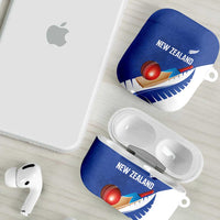 New Zealand Cricket AirPods Case Kiwi Birds Haka Dance Blue Fern Sporty Style LT03 - Polynesian Pride
