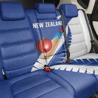 New Zealand Cricket Back Car Seat Cover Kiwi Birds Haka Dance Blue Fern Sporty Style LT03 - Polynesian Pride