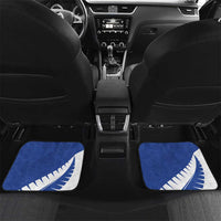 Custom New Zealand Cricket Car Mats Kiwi Birds Haka Dance Blue Fern Sporty Style