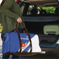 New Zealand Cricket Travel Bag Kiwi Birds Haka Dance Blue Fern Sporty Style LT03 - Polynesian Pride