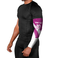 Custom New Zealand Cricket Arm Sleeves Kiwi Birds Haka Dance Pink Fern Sporty Style LT03 - Polynesian Pride