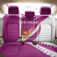 New Zealand Cricket Back Car Seat Cover Kiwi Birds Haka Dance Pink Fern Sporty Style LT03 - Polynesian Pride