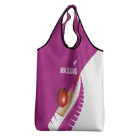 New Zealand Cricket Grocery Bag Kiwi Birds Haka Dance Pink Fern Sporty Style LT03 - Polynesian Pride