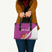 New Zealand Cricket Leather Bag Kiwi Birds Haka Dance Pink Fern Sporty Style LT03 - Polynesian Pride