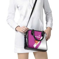 New Zealand Cricket Shoulder Handbag Kiwi Birds Haka Dance Pink Fern Sporty Style LT03 - Polynesian Pride