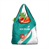 New Zealand Cricket Grocery Bag Kiwi Birds Haka Dance Turquoise Fern Sporty Style LT03 1-pack One Size Turquoise - Polynesian Pride