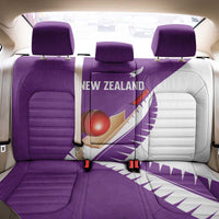 New Zealand Cricket Back Car Seat Cover Kiwi Birds Haka Dance Purple Fern Sporty Style LT03 - Polynesian Pride