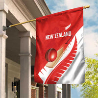 New Zealand Cricket Garden Flag Kiwi Birds Haka Dance Red Fern Sporty Style LT03 House Flag Red - Polynesian Pride