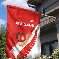 New Zealand Cricket Garden Flag Kiwi Birds Haka Dance Red Fern Sporty Style LT03 - Polynesian Pride