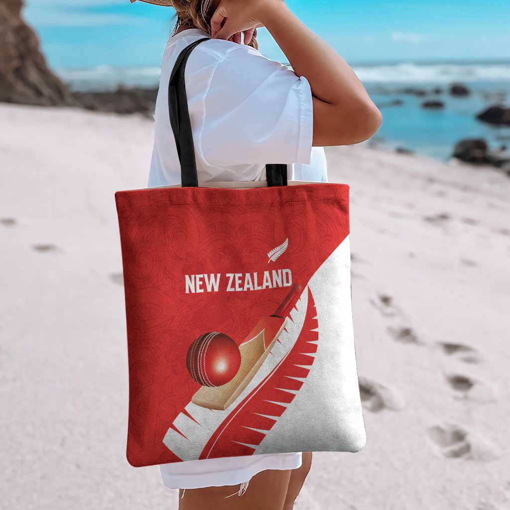 New Zealand Cricket Tote Bag Kiwi Birds Haka Dance Red Fern Sporty Style LT03 - Polynesian Pride
