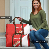 New Zealand Cricket Travel Bag Kiwi Birds Haka Dance Red Fern Sporty Style LT03 - Polynesian Pride