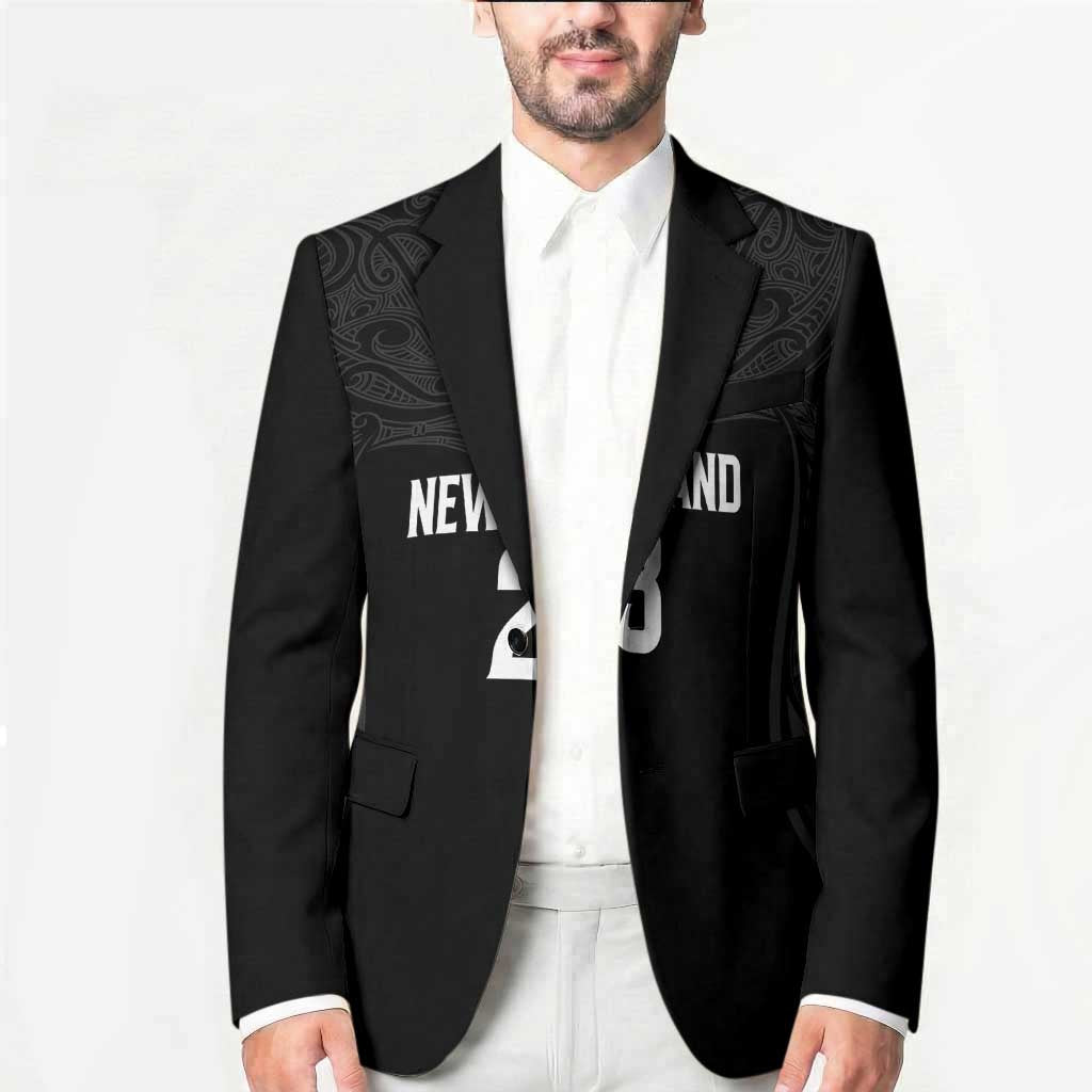 New Zealand Basketball Ta Moko Tribal Custom Blazer