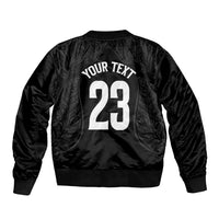 New Zealand Basketball Ta Moko Tribal Custom Bomber Jacket