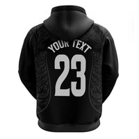 New Zealand Basketball Ta Moko Tribal Custom Hoodie