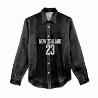 New Zealand Basketball Ta Moko Tribal Custom Women Casual Shirt LT03 - Polynesian Pride